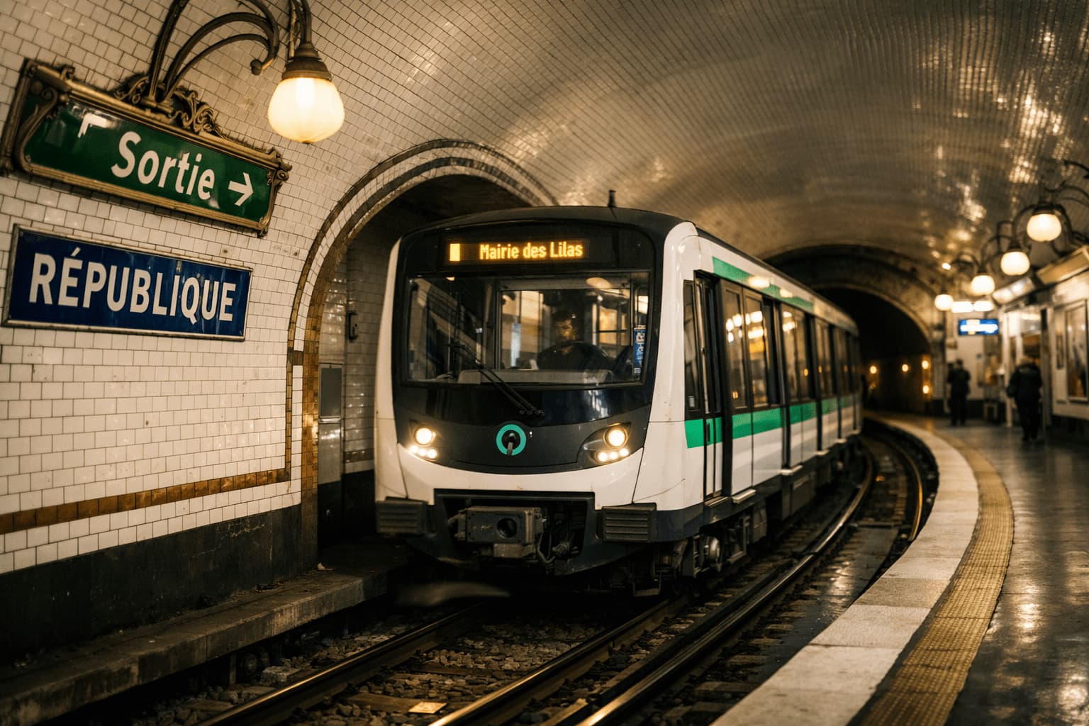 métro paris, installation électrique