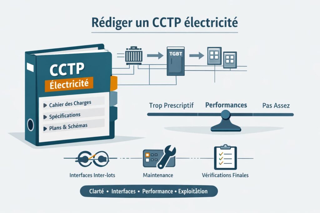 rédiger un CCTP électricité exploitable